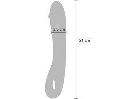Rožinė TOYJOY Maia Vibrator - G-Spot Curve, 10 Modes, Silicone, 21 cm, Rožinė