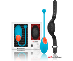 Mėlyna WEARWATCH AD EGG Mėlyna - Remote-Controlled Intimate Device, Atsparus vandeniui, 7 Modes