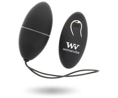 Womanvibe Alsan Juodas Remote-Controlled Silicone Intimate Egg 12 Modes