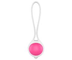 Rožinė Womanvibe Keisy I Silicone Kegel Ball Rožinė - Single Lightweight Model