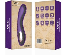 Womanvibe Sunny Rechargeable Silicone Dual-Motor Vibrating Device Lilac/Gold