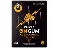 WUG Gum On - Caffeine, Ginseng &amp; Guarana Energy Chewing Gum 10 pcs