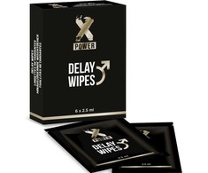 XPOWER Delay Wipes 6-Pack - Intimate Care with Herbal Formula