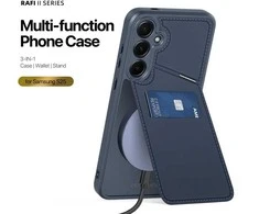 Dėklas Dux Ducis "Rafi II Mag" skirtas Samsung S938 S25 Ultra mėlynas