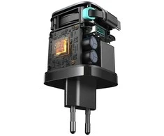 Maitinimo įkroviklis su ištraukiamu kabeliu 65W Joyroom TCL02 GaN