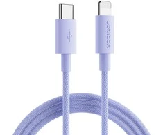 Joyroom "S-1024M13" violetinis "Type-C / Lightning" 100cm (iki 20W)