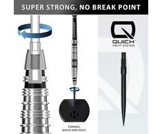 23 gramų strėlytės Harrows Supergrip QP Torpedo 90% Quick
