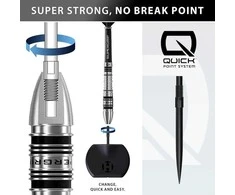23 gramų strėlytės Harrows Supergrip QP Bomb 90% Quick