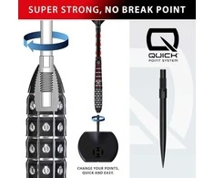 26 gramų strėlytės Harrows Ryan Searle Series 3 Quick 90% volframo