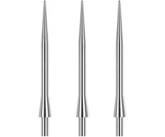 30 mm metalinės adatėlės Winmau Velocity, sidabrinės