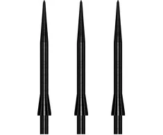 30 mm metalinės adatėlės Winmau Velocity, juodos