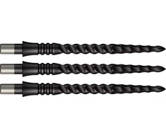 32 mm metalinės adatėlės Mission Sniper Lunar CS, juodos