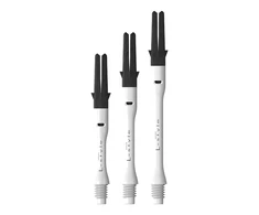 Besisukantys koteliai L-style L-SHaft Silent Slim Carbon 440, baltos/juodos spalvos