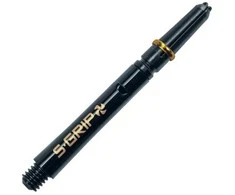 Koteliai Harrows Supergrip Spin, juodi, ilgi, 48 mm