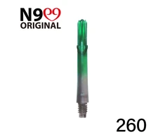 Koteliai L-style N9 Gradient L-SHaft 260, pilkos/žalios spalvos, vidutiniai