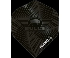 Sparneliai Bull's Piano, 75 mikronai, juodi