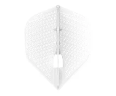 Sparneliai L-style L3PRO Dimple Shape, skaidriai balti