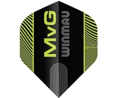 Sparneliai Winmau Prism Delta - MvG, juoda/žalia spalvos