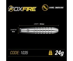 Smiginio strėlytės Winmau Foxfire 80% Tungsten 24 g