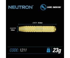 Winmau Neutron plieninės žalvarinės strėlės