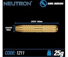 Winmau Neutron plieninės žalvarinės strėlės