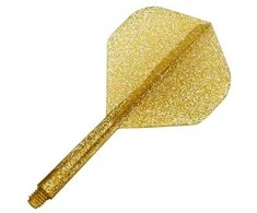 Vientisa trumpo kotelio ir standartinio sparnelio sistema Condor Lame Glitter No.2, aukso sp.
