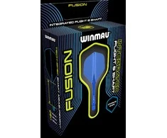 Winmau Fusion 2 standard - integruota kotelio ir standartinio sparnelio sistema, mėlyni, ilgi