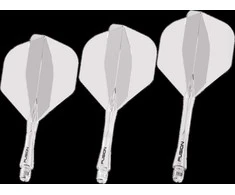 Winmau Fusion 2 standard - integruota kotelio ir standartinio sparnelio sistema, vidutiniai, skaidrūs