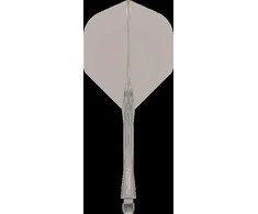 Winmau Fusion 2 standard - integruota kotelio ir standartinio sparnelio sistema, pilki, ilgi