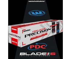Winmau Pro Zone - precizinis PVC smiginio kilimėlis su integruotu borteliu