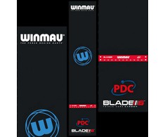 Winmau Pro Zone - precizinis PVC smiginio kilimėlis su integruotu borteliu