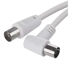 Emos Ekranuotas antenos kabelis 1,25 m, 1×90°