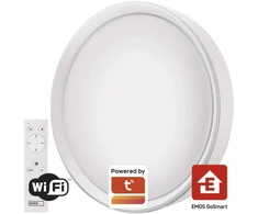 Lubinis šviestuvas Emos Išmanioji LED lempa „GoSmart“, lubinė, apvali, 30 W, CCT, reguliuojamas šviesos stipris, „Wi-Fi“