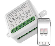 Emos Išmanusis jungiklio modulis 2CH LN ZigBee GoSmart