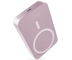 Emos Išorinis akumuliatorius 20 W + belaidis + MagSafe mini 10 000 mAh PD, rožinis