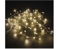 Emos LED dekoratyvinė girlianda 1,2 m / 3xAA / šilta balta / laikmatis / naudoti patalpose