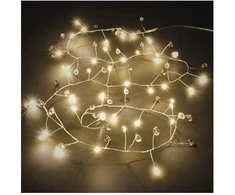 Emos LED dekoratyvinė girlianda 1,2 m / 3xAA / šilta balta / laikmatis