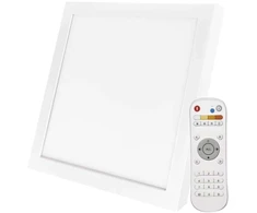 Emos LED panelė, montuojama ant paviršiaus, 20 W, 1400 lm, 300×300 CCT DIMM su nuotolinio valdymo pultu
