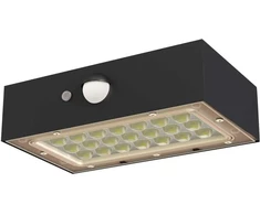 Emos LED saulės baterijų sieninis šviestuvas 350 lm su PIR jutikliu, neutraliai baltas