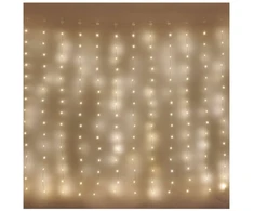 Emos LED šviesos užuolaida 400, 8 veikimo režimai, su kabliais 2,9 x 2 m, IP44