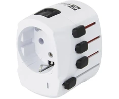Emos Adapteris kelioninis World Travel Pro+ 100V-250V 10A (P0056)