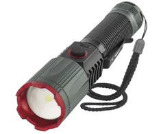Emos USB įkraunamas LED žibintuvėlis, metalinis, 1200 lm, 2200 mAh, fokusavimas
