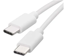 Emos USB kabelis 2.0 USB-C / USB-C baltas 1 m