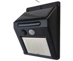 Greenlux LED saulės baterijų lemputė 20LED NW IP44 PIR judesio jutiklis
