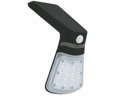 Greenlux LED saulės šviesos lempa PIR 16LED NW juoda