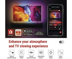 LED aplinkos RGB apšvietimas TV 55 (139 cm) EMOS GoSmart WiFi