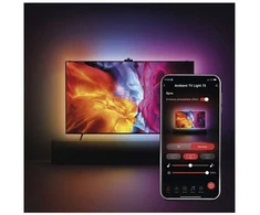 LED aplinkos RGB televizoriaus apšvietimas 75 colių (189 cm) EMOS GoSmart WiFi