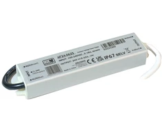 MPL LED maitinimo šaltinis/transformatorius 24 V, 15 W, IP67, kompaktiškas metalinis korpusas