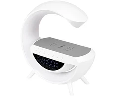 NULL Radijas, laikrodis, įkroviklis, garsiakalbis, LED lempa RGB 5 W 225 mm