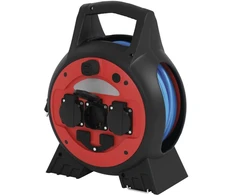 Pailginimo laidas EMOS būgnas 20 m 3 lizdai 2xUSB LED